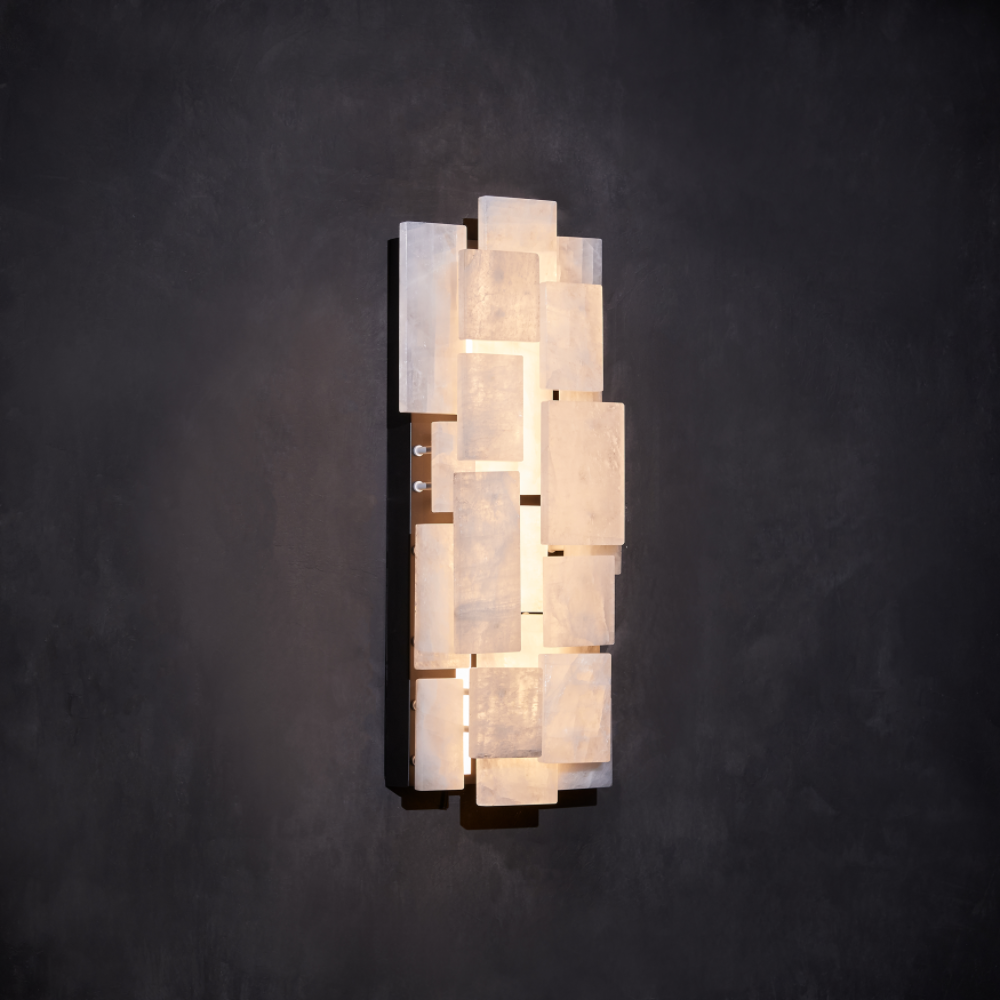 Radiant Calcite Sconce