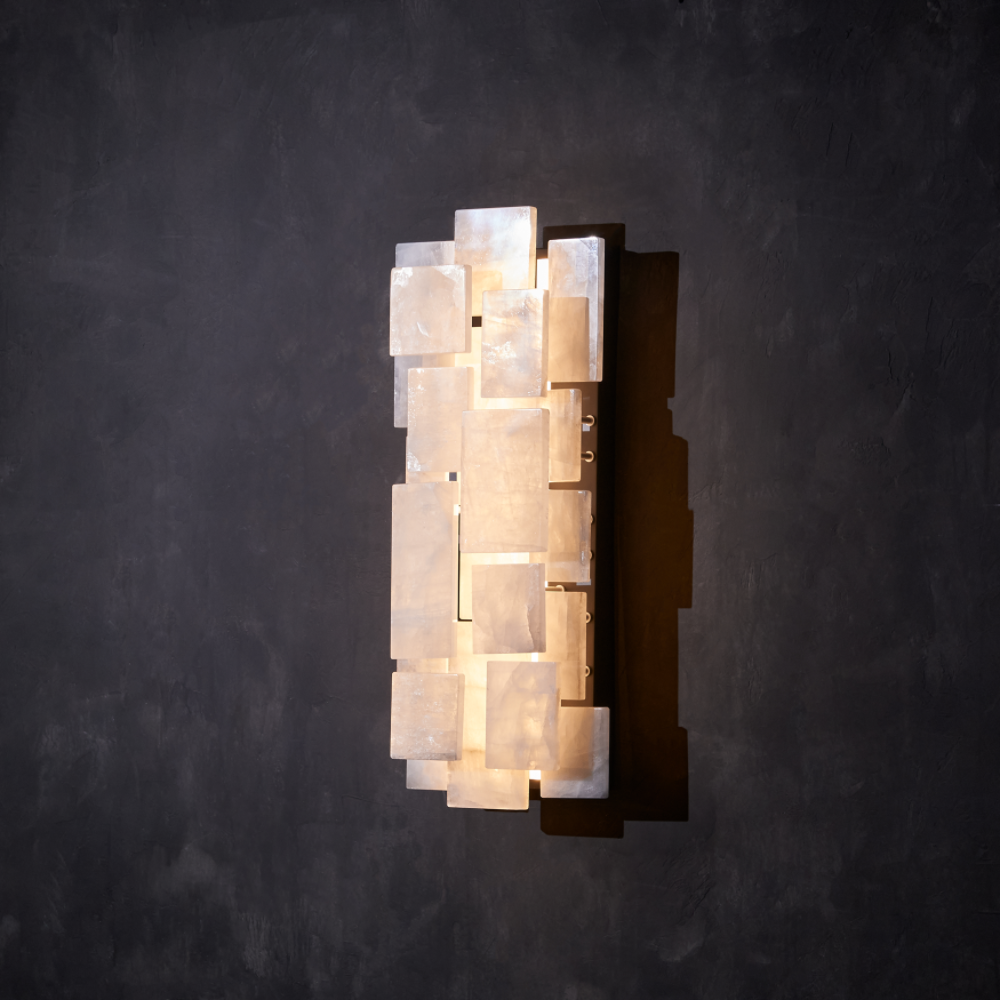 Radiant Calcite Sconce