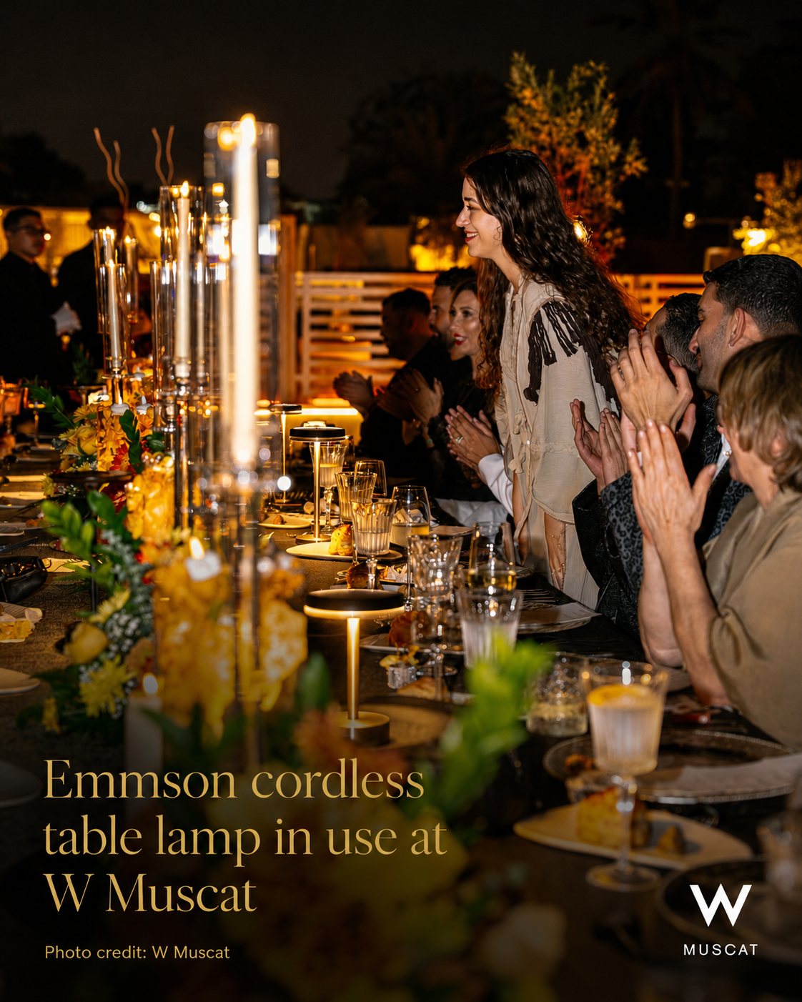 Cordless Table Lighting at W Muscat: Ambiance, Flexibility & Guest Experience Cordless Table Lighting at W Muscat: Ambiance, Flexibility & Guest Experience